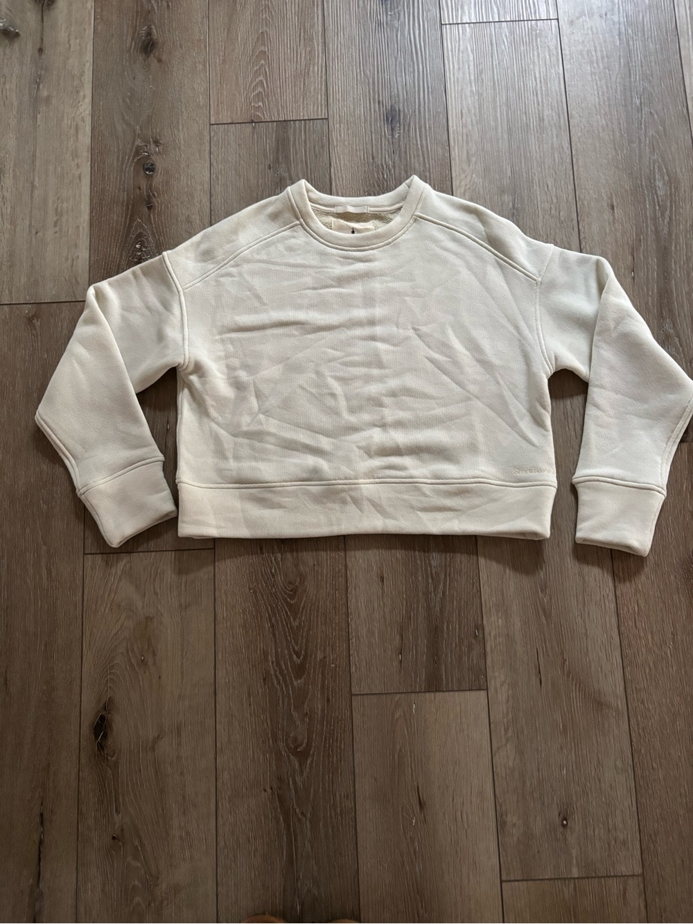 Smartwool Women's Recycled Terry Cropped Crew Sweatshirt  size medium